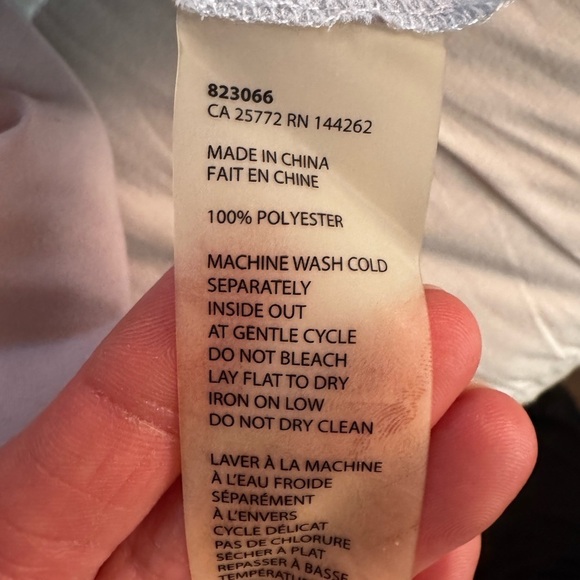 Dex powder blue Sleeveless Cowl Neck top - Picture 5 of 5